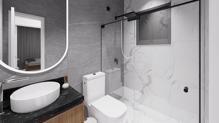 Banheiro Suite  Triplex Fortaleza Blumenau