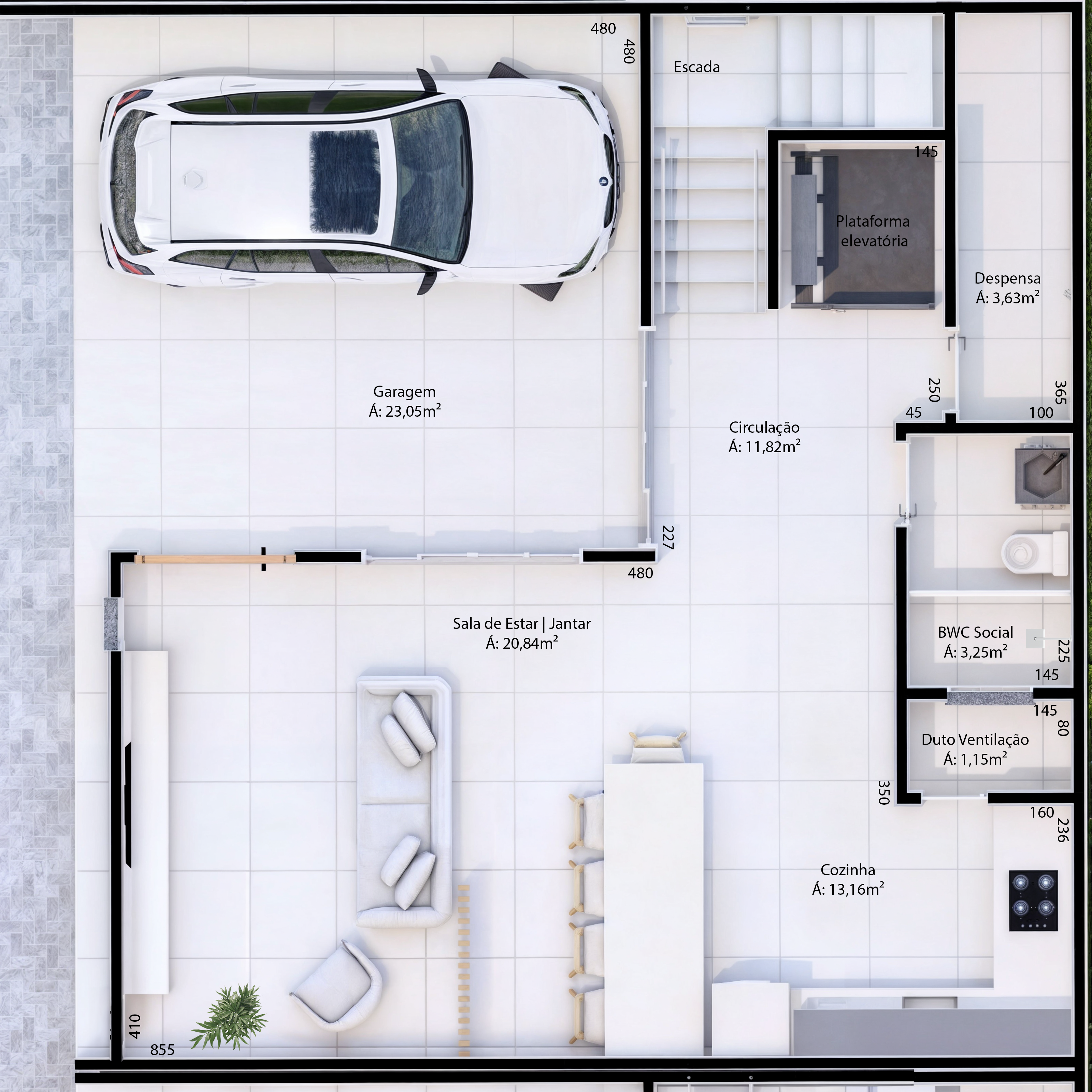 planta primeiro andar
