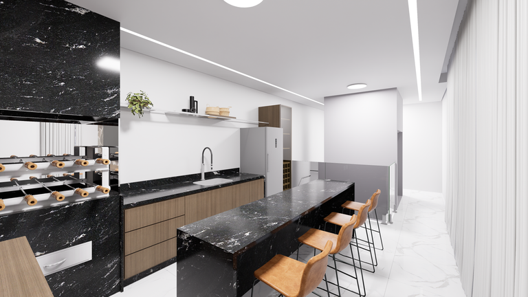Aréa Gourmet Triplex Fortaleza Blumenau
