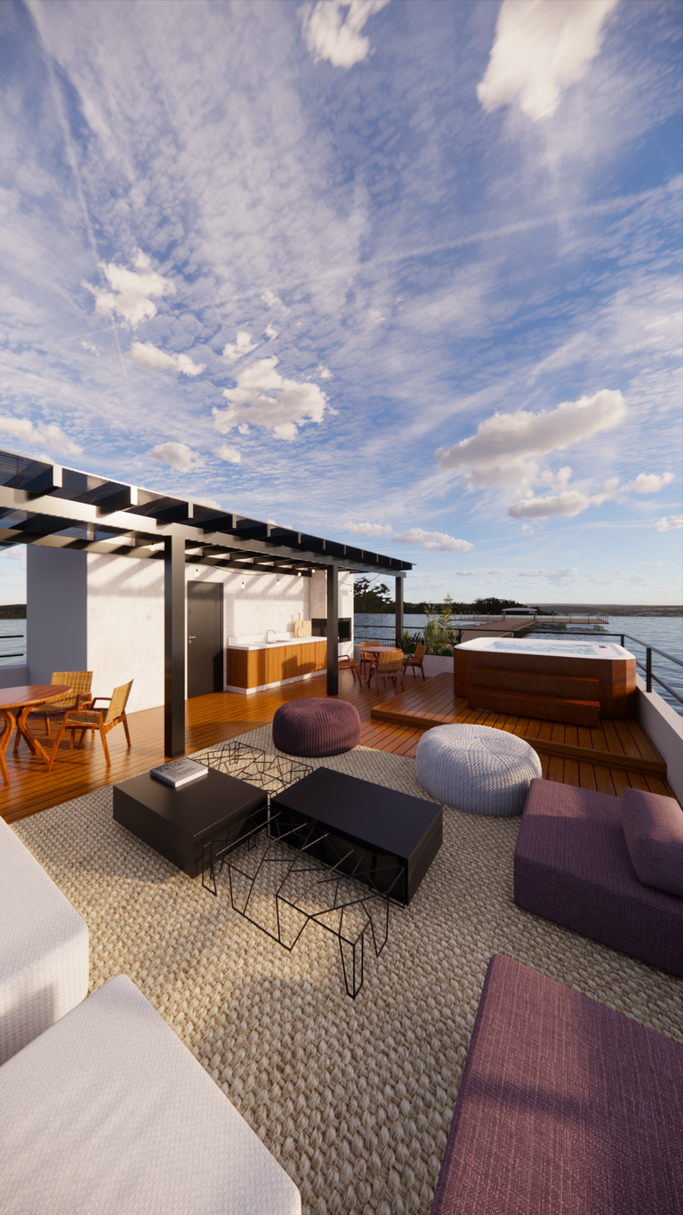 Rootop Flutuante Alto padrão Apollo Água e Terra Empreendimentos